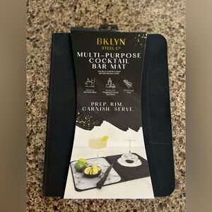 BKLYN Steel Co. Multi-Purpose Cocktail Bar Mat